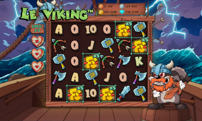 Le Viking spelplan grafik